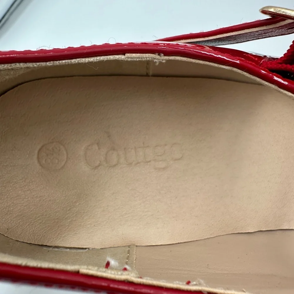 Fireside Red Patent Mary Jane Platform Heels Size 8.5